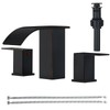 RUMOSE 8 inch Bathroom Faucets Set Oil Rubbed Bronze Bathroom