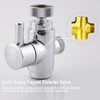 Brass Diverter Valve with Aerator, 3 Way Splitter with Male