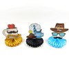 LOONELO Father's Day Honeycomb Centerpieces, 9pcs Happy Father's Day Paper