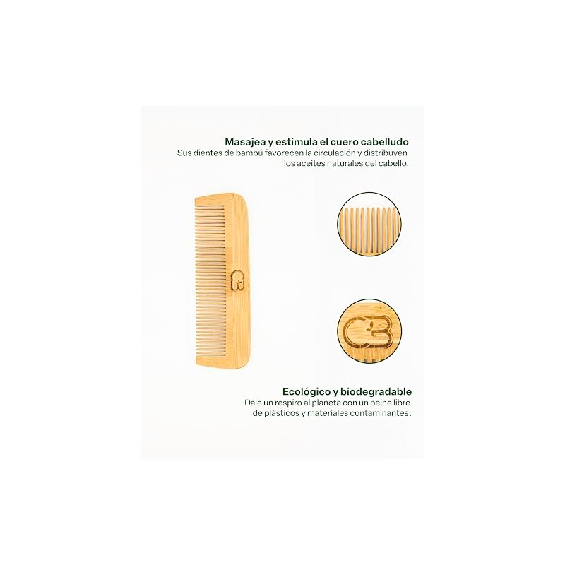 Cool Bambú - Peine de Bambú