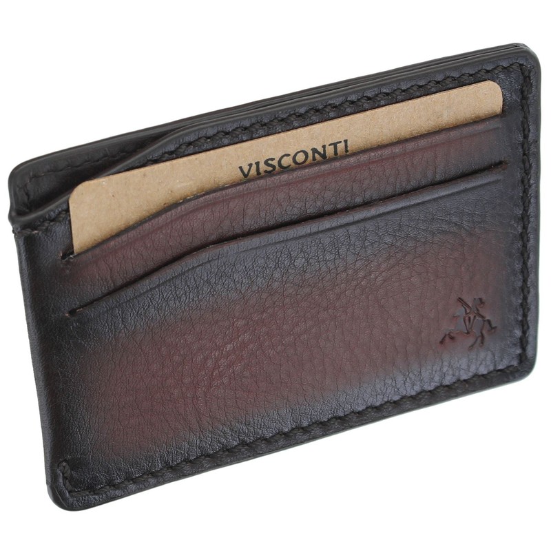 Visconti Montpellier Collection Luc Leather Card Holder RFID Blocking MT86