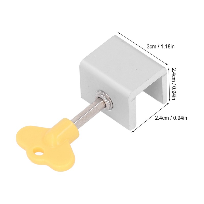 15Pack Sliding Door Lock Kit with Wrench Single Hole Adjustable