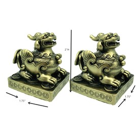 Betterdecor Feng Shui Pi Yao/Pi Xiu Decoration Statue for Protection and Wealth Luck