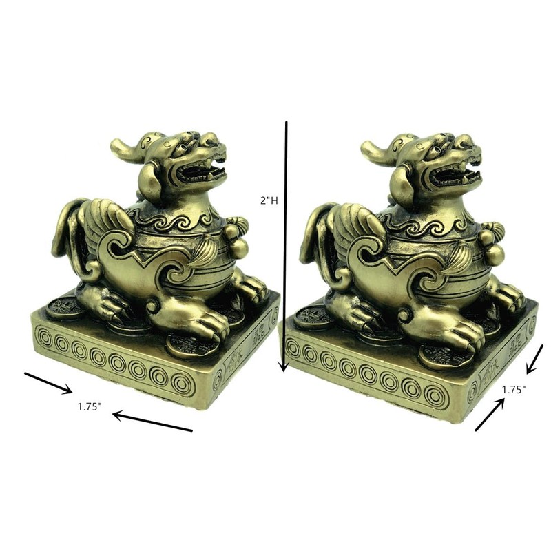 Betterdecor Feng Shui Pi Yao/Pi Xiu Decoration Statue for Protection