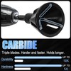 Farady Deburring External Chamfer Tool Drill Bit with Tungsten Carbide