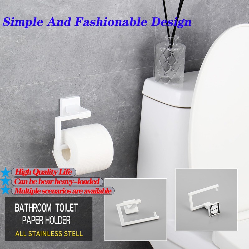 GERZWY Bathroom Toilet Paper Holder Stainless Steel Paper Towel Dispenser