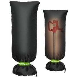 Outdoor Faucet Covers for Winter Freeze Protection, 15" x 35" Hose Bib Covers for Winter, Reusable Thicker Waterproof Insulated Spigot Cover