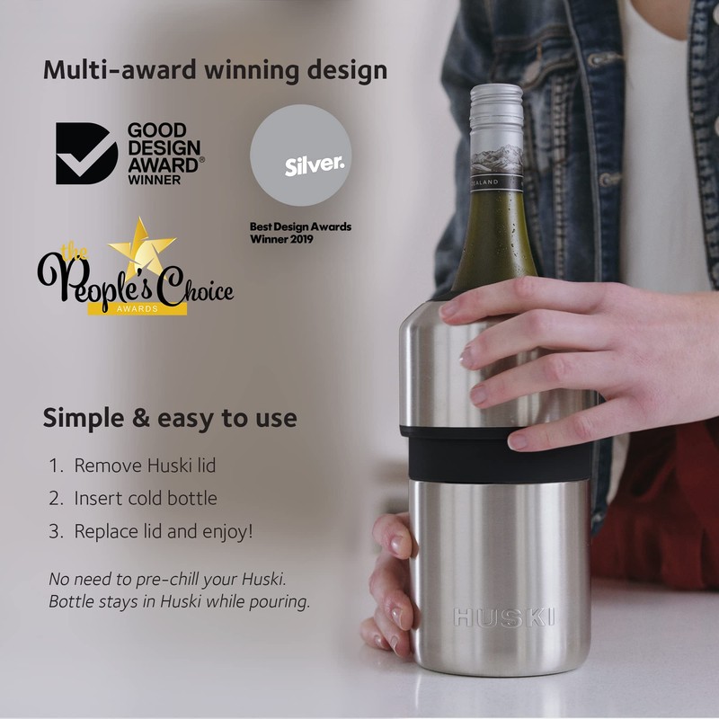 Huski Wine Chiller | Award Winning Iceless Design | Keeps