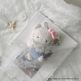 ASKNOWASPLUS ZY0548 BC with Sanrio Tenshi Kitty F Cute Keychain Ball Chain Angel Kitty Kitty