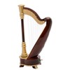 9.5" Wooden Harp Musical Instrument Replica