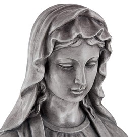 John Timberland Virgin Mary Outdoor Statue 29 1/2" High Sculpture for Yard Garden Patio Deck Home Entryway Hallway