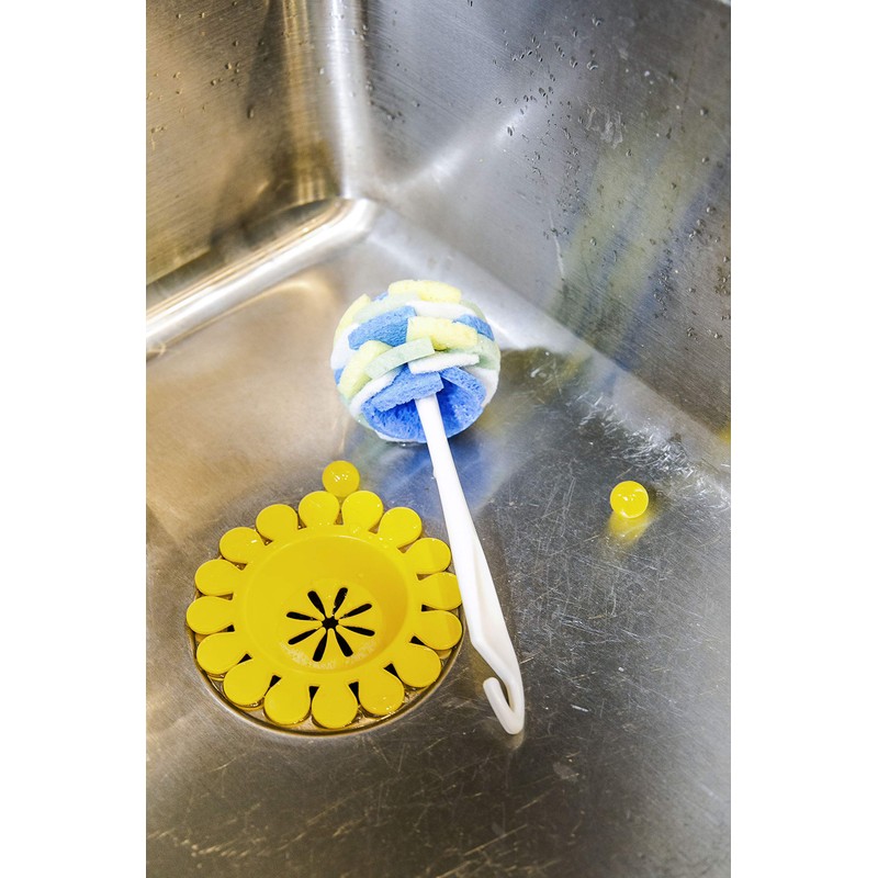 COMPAC HOME Sink Daisy Scented Kitchen Sink Strainer infuses &