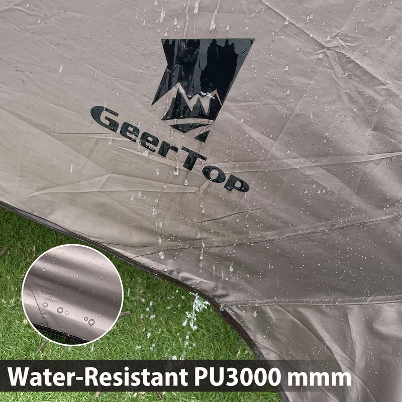 GEERTOP 17 x 10 ft Camping Tarp Lightweight Large Waterproof