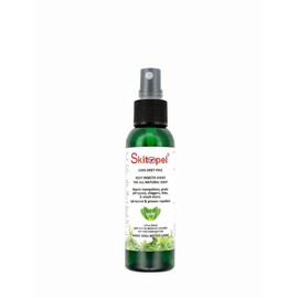 Skitopel® Mint Insect Repellent Spray - Powerful, Natural Bug Protection - Size: 8oz