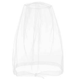 Cinvo Head Net Face Netting for Bugs No See Ums Insects Gnats Midges from Outdoor Activities, Spacious Netting Room Works Over Most Hats Comes with Free Stock Pouches- White
