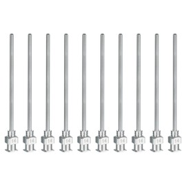 PATIKIL Blunt Tip Dispensing Needle 14G, 10 Pcs 2 Inch Stainless Steel Liquid Dispenser Needles with Lure Lock for Refilling Liquid Inks Adhesives Glue