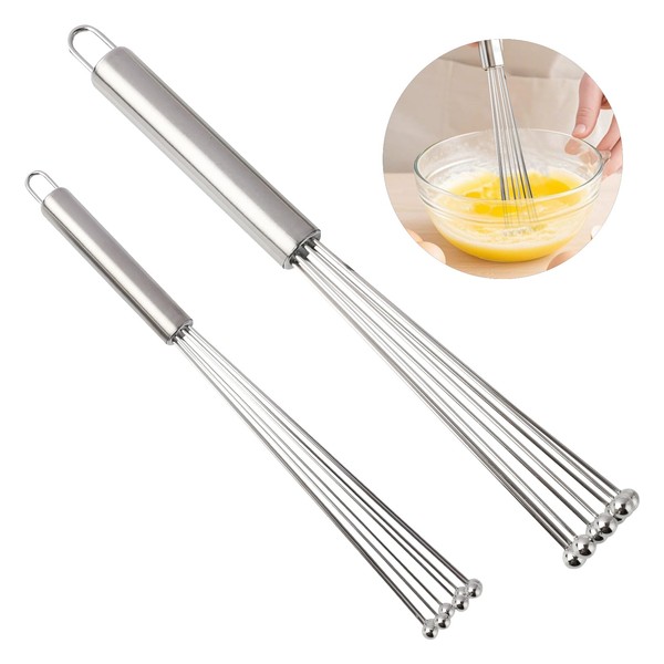 Annlpoy 2 Pieces Ball Whisk with Balls 304 Stainless Steel