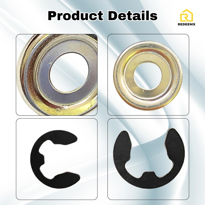 REDEEMX Chainsaw Sprocket Clutch Drum E-Clip 8x1.3 Clutch Washer Kit
