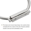 sourcing map Semicircle Handbag Handle Frame, 2Pcs 4.09" Metal Purse