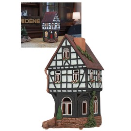 Midene Ceramic House Tea Light Holder House in Lauterbach 21 cm