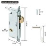 HILLMASTER Patio Door Handle Set with Mortise Lock 45° for