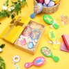 Meanplan 16 Pcs Easter Basket Stuffers Easter Mini Hair Brush