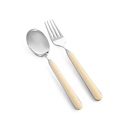 MEPRA Fantasia Dessert Set of 2 / Made in Italy (Vanilla)