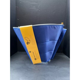 KVP New KVP Calmer Dog E-Collar XL Blue Easy Feed Opening Soft Washable Pet Recovery