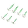 7 PCS Luminous Squid Jig 12 Hooks Stainless Steel Easy