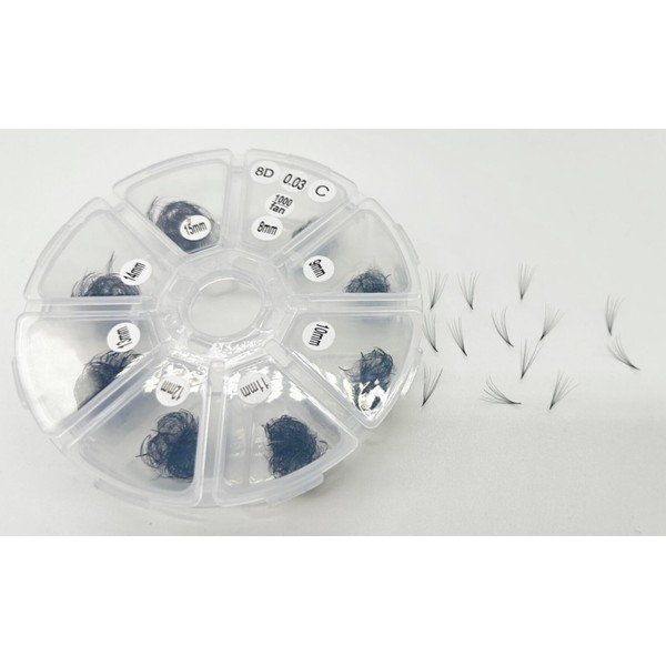 Alluring Loose 10D 8D Premade Lash Fans 0.03mm 0.05mm C