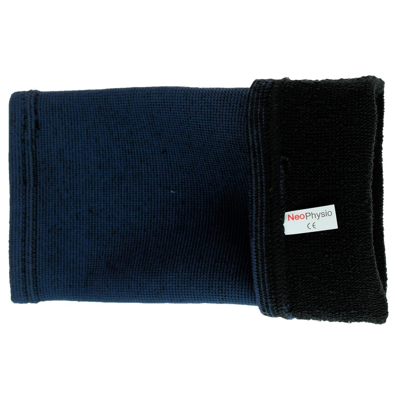 NeoPhysio Medical Grade Elastic Compression Calf Support, Navy Tubular Sleeve