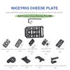 NICEYRIG Cheese Plate Camera, Multifunctional Cheese Plate Compatible with Sony