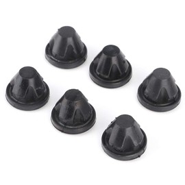 6pcs Engine Cover Rubber Trim Engine Cover Bracket 03G103184C Fits PD100 PD140 PD170 (Black)