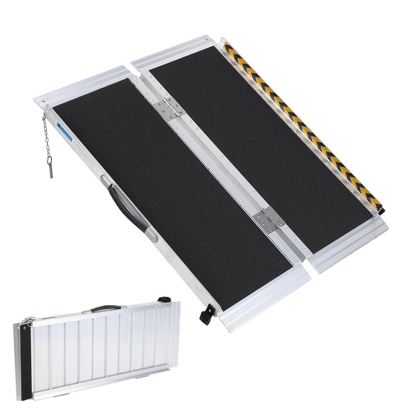2 FT Portable Wheelchair Ramp, Wheel Chair Ramps for Homes