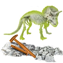 Clementoni 59273 Galileo Discovery Triceratops Excavation Kit, Exciting Toy for Children, Digging Dinosaur Fossils, for Small Explorers Aged 7+