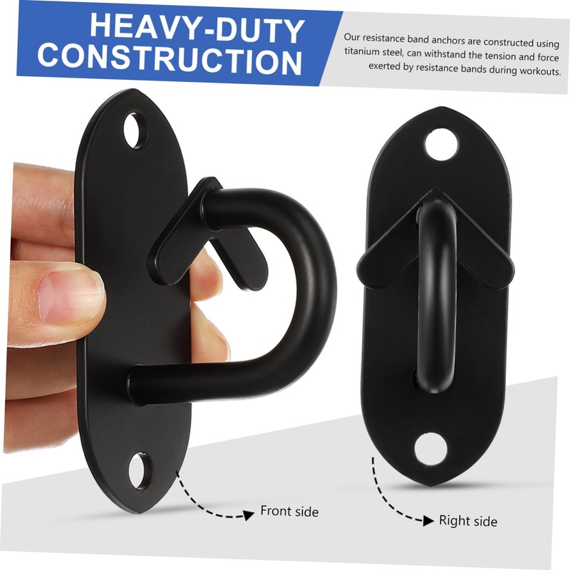 SAFIGLE 2pcs Heavy Duty Ceiling Hangers for Resistance Bands Versatile