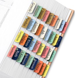 Mr. Pen- Bible Tabs, 75 Tabs, Tulip Touch, Laminated Bible Tabs for Women and Men, Bible Tabs for Study Bible, Bible Index Tabs, Bible Book Tabs, Bible Labels Tabs, Mr Pen Bible Tabs