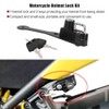 Motorcycle Alloy Helmet Lock Kit for Yamaha MT-07 FZ-07 2014-2017/FJ-07