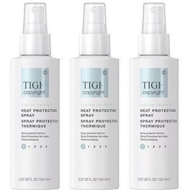 TIGI COPYRIGHT CUSTOM COMPLETE HEAT PROTECTION SPRAY - 5.07oz Pack of 3