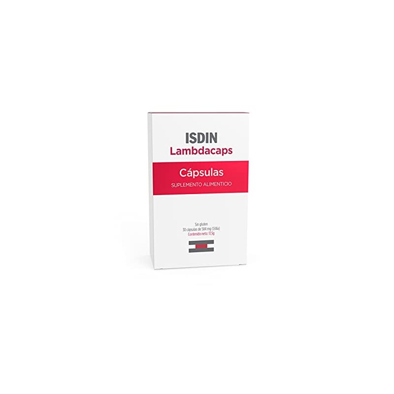 ISDIN Suplemento Alimenticio Lambdacaps 30 Cápsulas