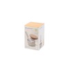 BergHOFF Leo Stoneware Mortar and Pestle with Cork Lid, White,