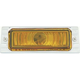 Keypart 47-53 Chevy Truck Front LH & RH 12V Turn Light Parking Lamp Assemblies w/Chrome