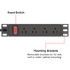 10" Rack PDU- 1U (4Outlets) 10-inch Mini Rack Power Distribution