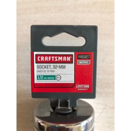 Craftsman Socket 32mm 1/2in drive 12 point New 45927