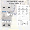 MOLLOM DC 2 Pole Miniature Circuit Breaker, 1000V 25Amps, C25
