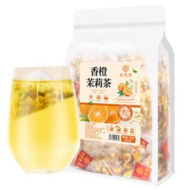 Orange Jasmine Tea 5.29 oz orange jasmine green tea pineapple Apple dried herbal tea 香橙茉莉茶150g