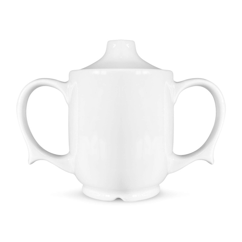 Dignity by Wade Two Handled Feeding Cup - White -
