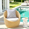 MIULEE Floral Cotton Throw Pillow Covers 18x18 Set of 2,