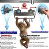 JDHAVMOS Suction Cup Shower Caddy - No Drilling Removable, Corner