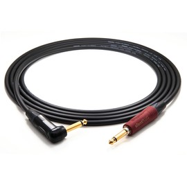 enoaudio Mogami 2524 Instrument Cable | Neutrik Gold Silent Switch 6.3 mm TS Jack - 6.3 mm TS Angle Jack | HiFi, 3.0 m